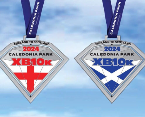 X Border 10k 2024 medals designed by dbgraphics cumbria